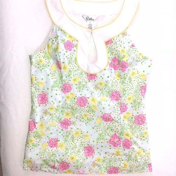 Lilly Pulitzer Sleeveless Blouse size 12 - Picture 2 of 8